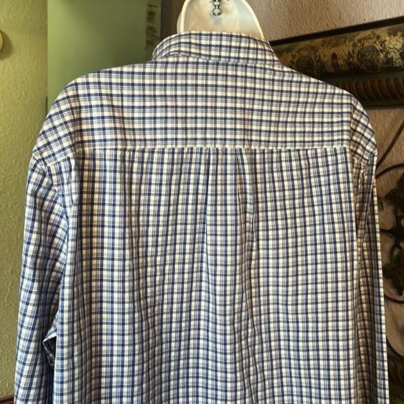 Calvin Klein Button Down blue checkered  Sz XL - Picture 8 of 12